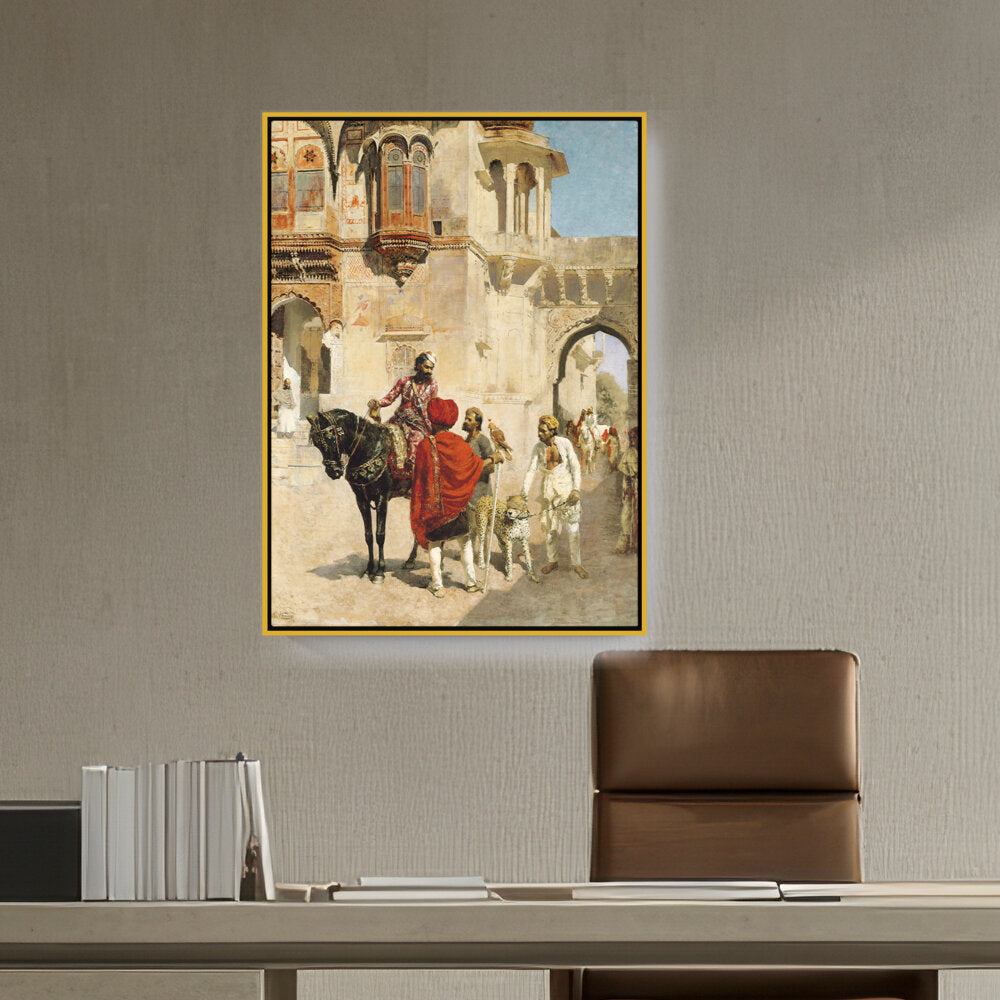 Departure For The Hunt - FLOATING FRAME
