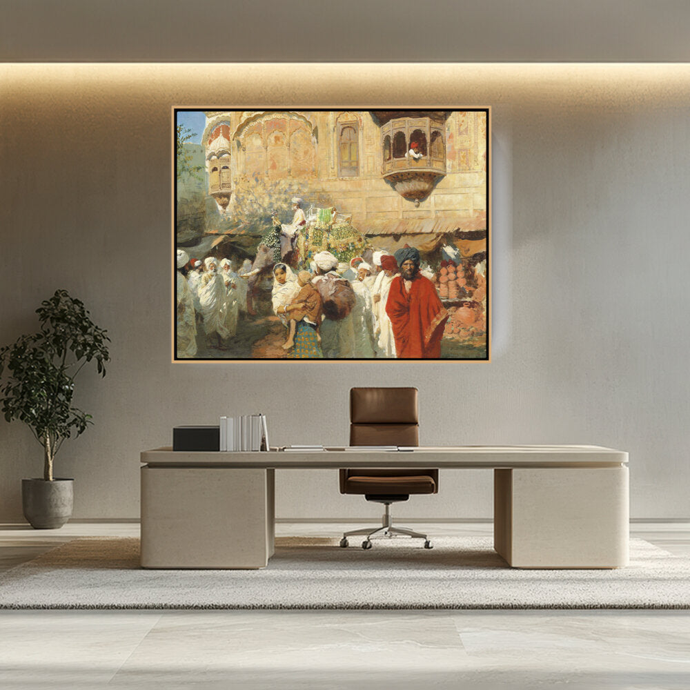 A Street In Jodhpur - FLOATING FRAME