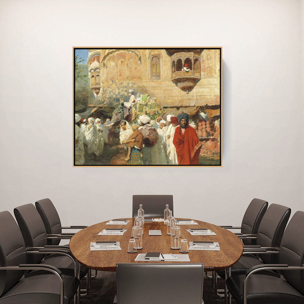 A Street In Jodhpur - FLOATING FRAME