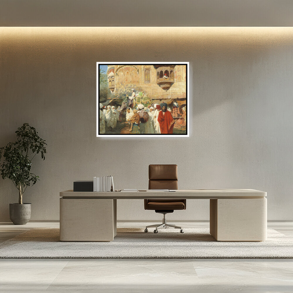 A Street In Jodhpur - FLOATING FRAME