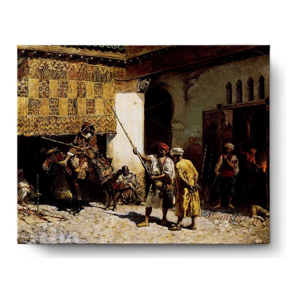 The Arab Gunsmith - Wall Canvas