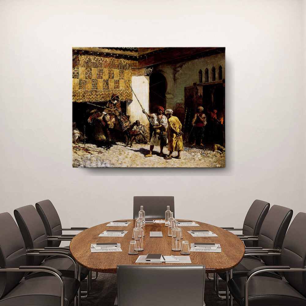 The Arab Gunsmith - Wall Canvas