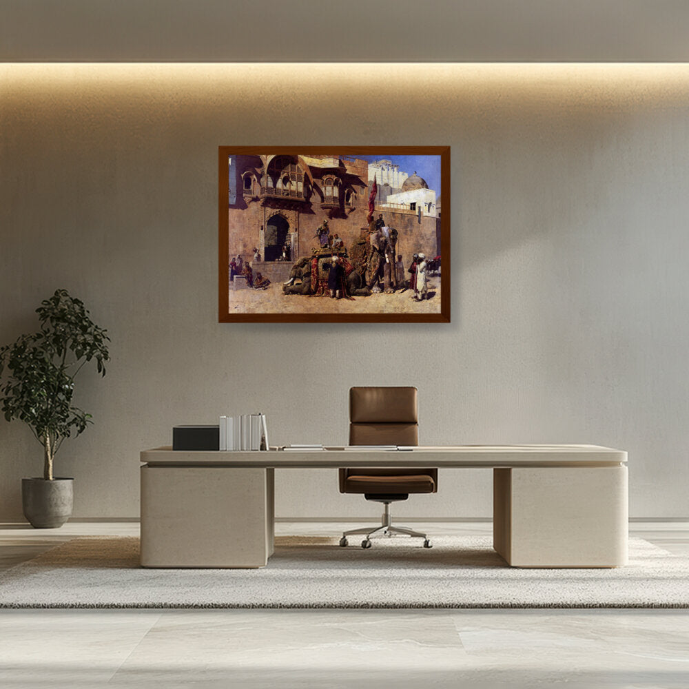 A Rajah Of Jodhpur - Framed Canvas