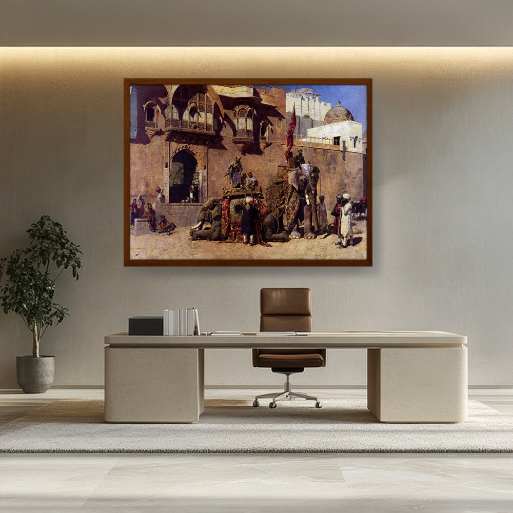A Rajah Of Jodhpur - Framed Canvas