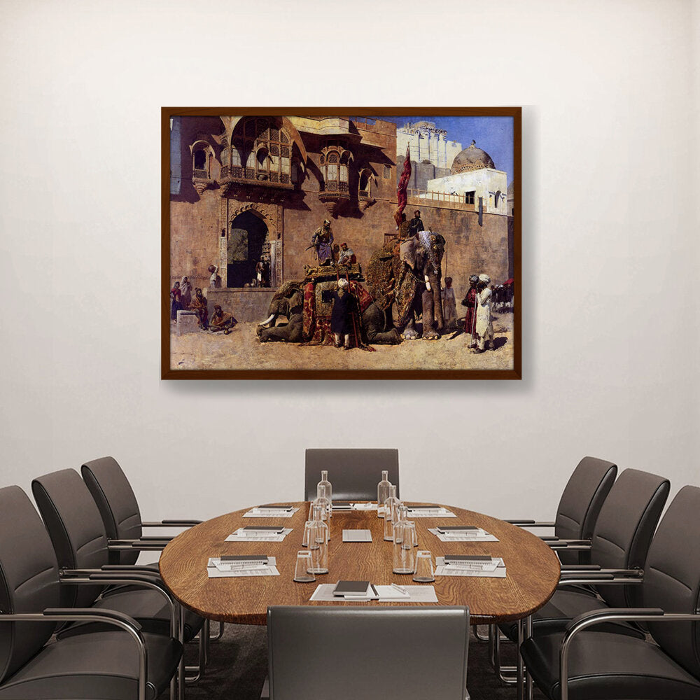 A Rajah Of Jodhpur - Framed Canvas