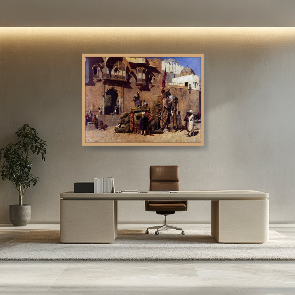 A Rajah Of Jodhpur - Framed Canvas