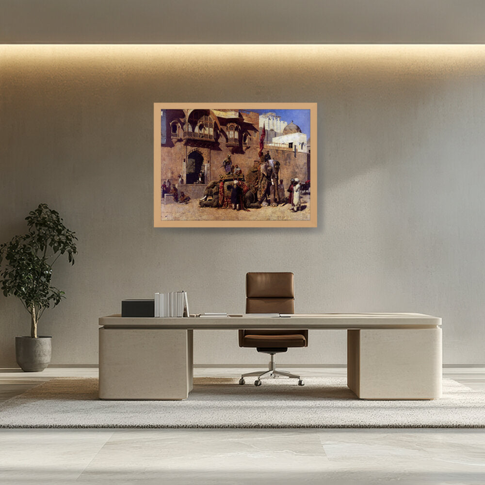 A Rajah Of Jodhpur - Framed Canvas