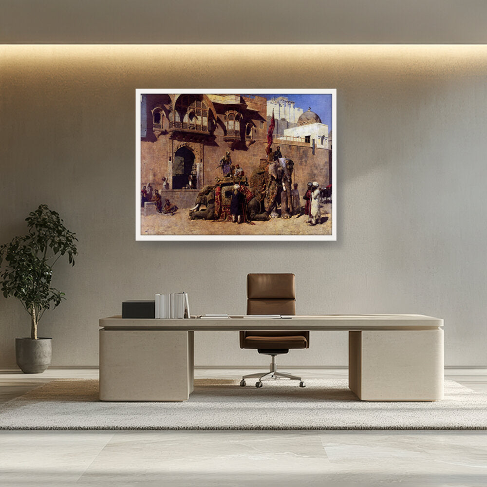 A Rajah Of Jodhpur - Framed Canvas