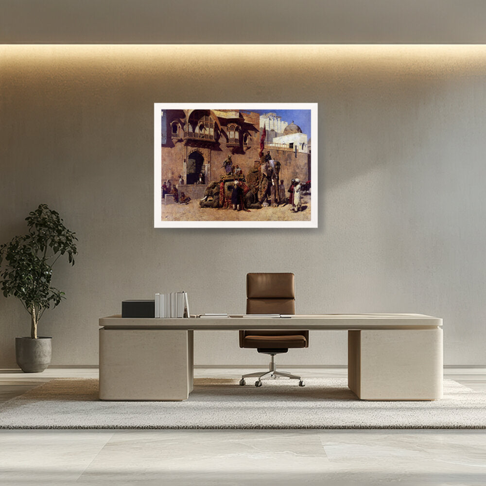 A Rajah Of Jodhpur - Framed Canvas