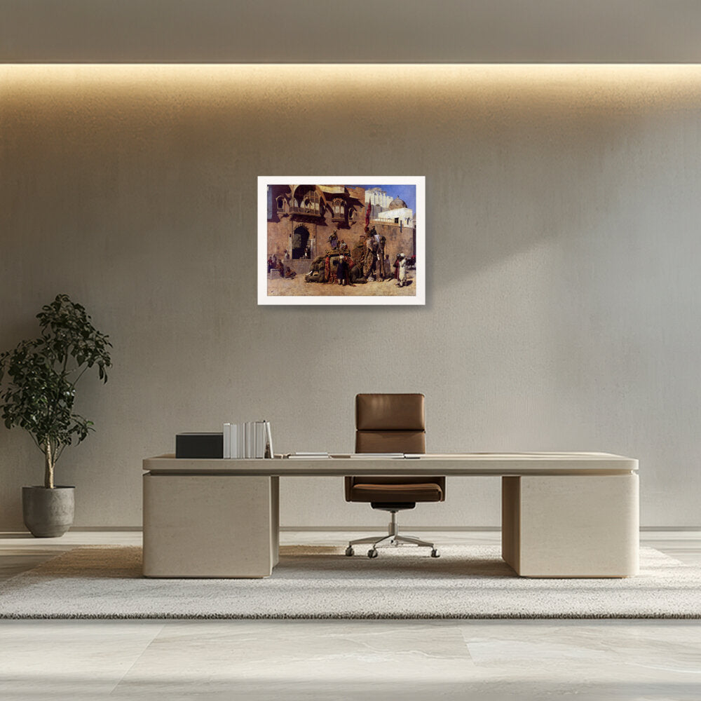 A Rajah Of Jodhpur - Framed Canvas