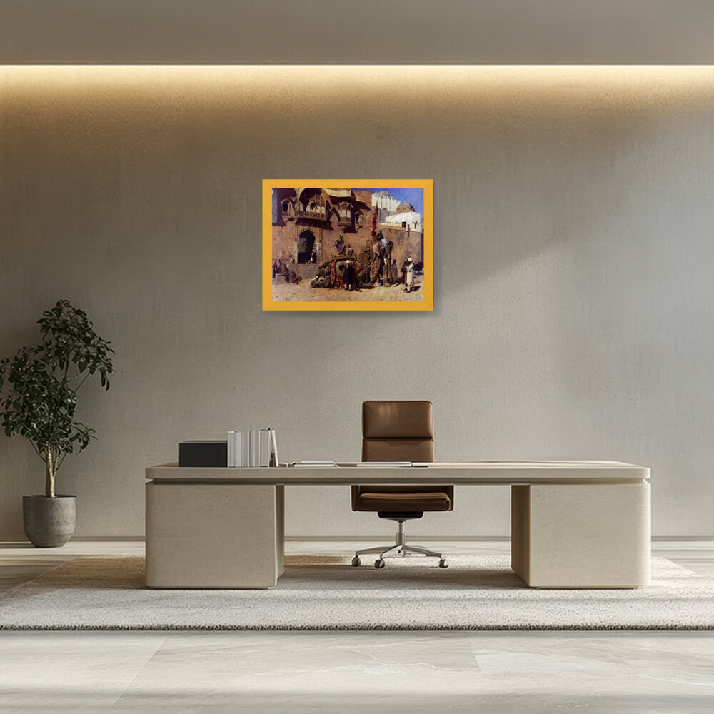 A Rajah Of Jodhpur - Framed Canvas