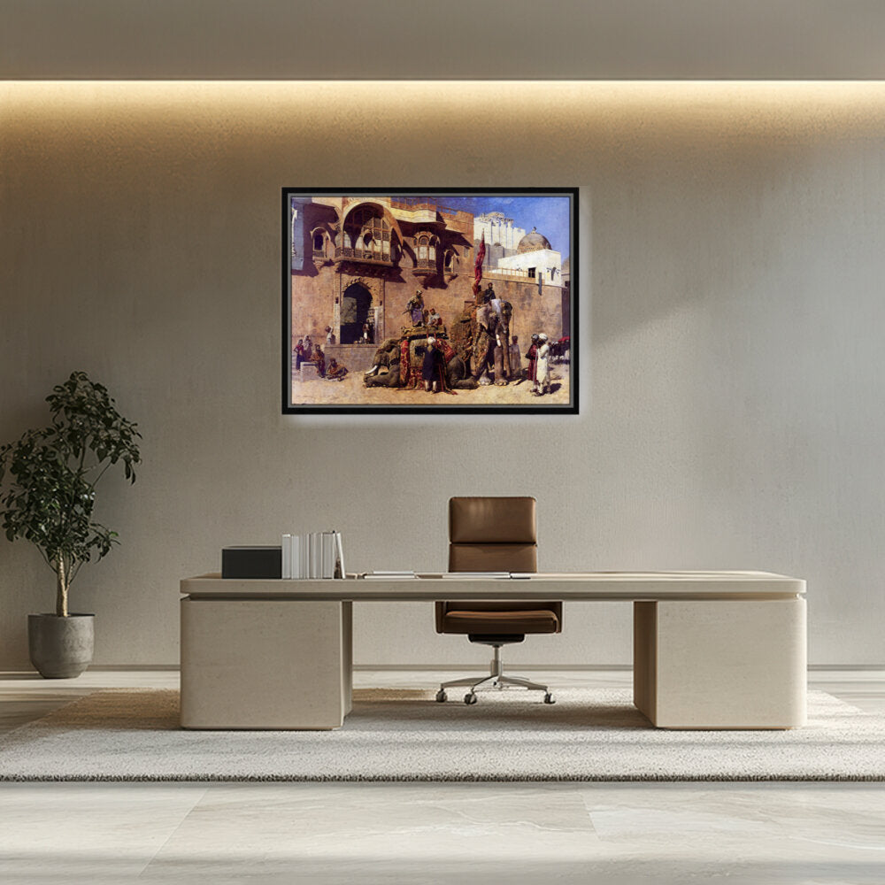A Rajah Of Jodhpur - FLOATING FRAME