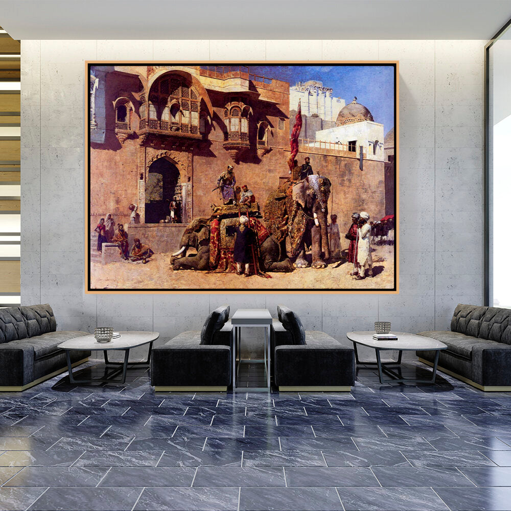 A Rajah Of Jodhpur - FLOATING FRAME