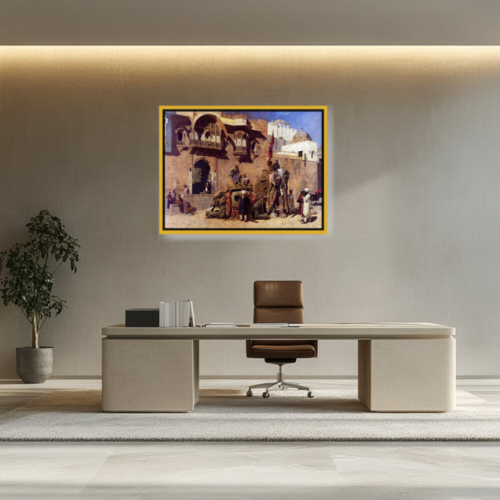 A Rajah Of Jodhpur - FLOATING FRAME