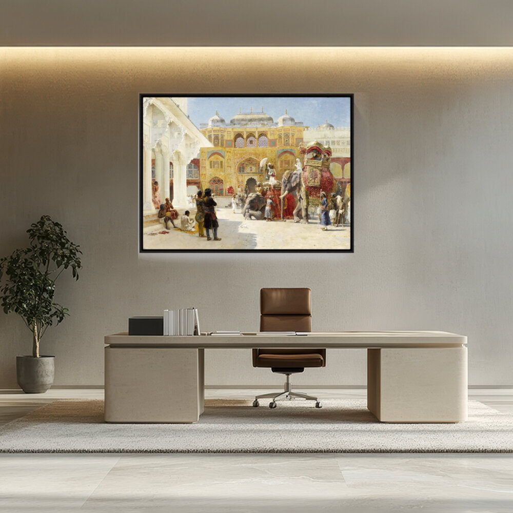 Arrival Of Prince Humbert - FLOATING FRAME