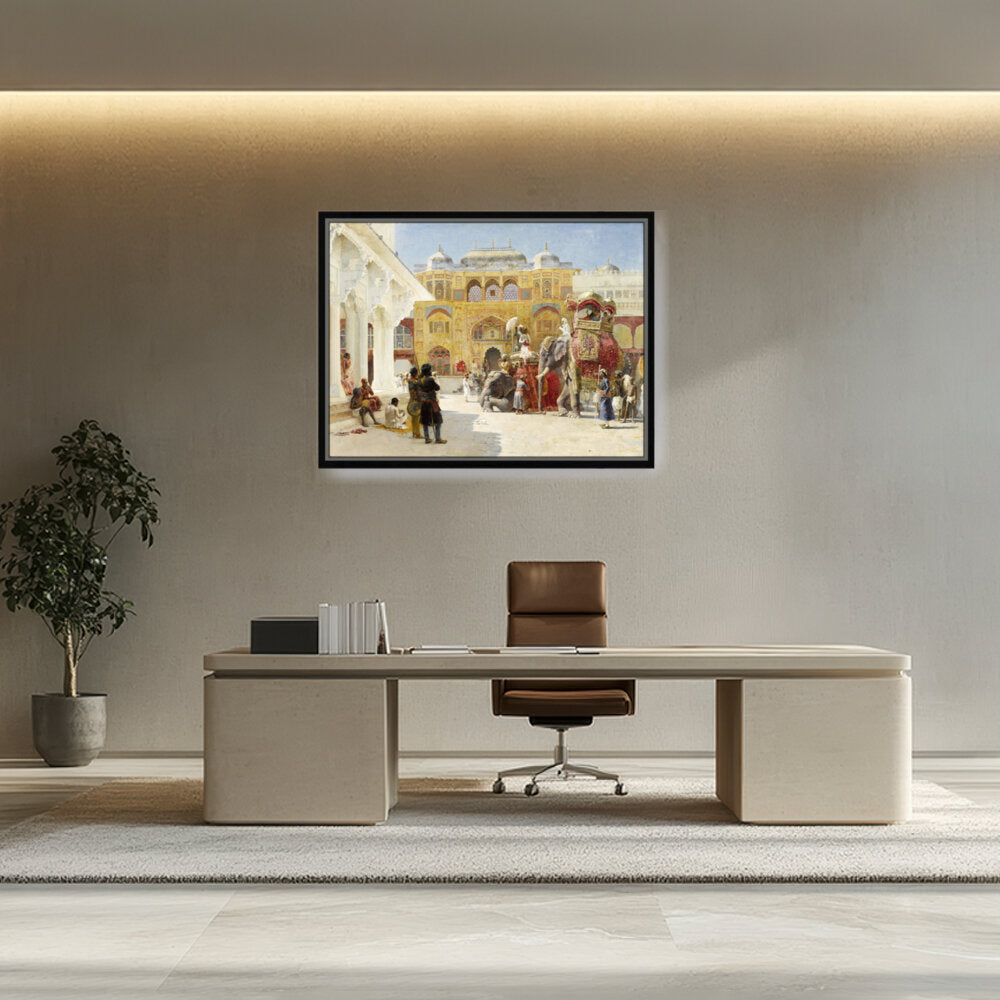 Arrival Of Prince Humbert - FLOATING FRAME