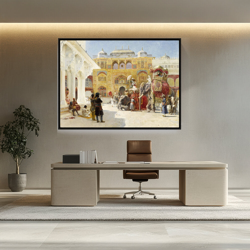 Arrival Of Prince Humbert - FLOATING FRAME