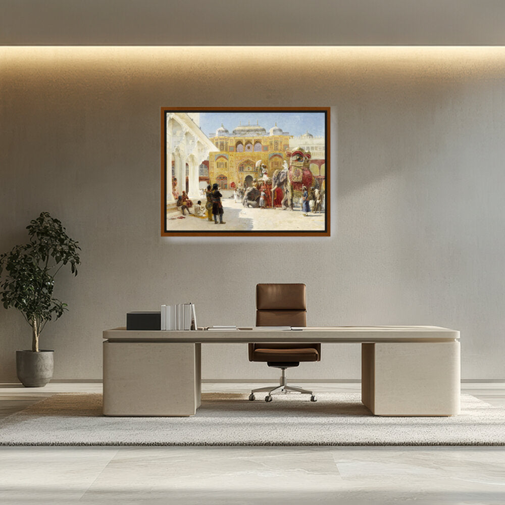 Arrival Of Prince Humbert - FLOATING FRAME
