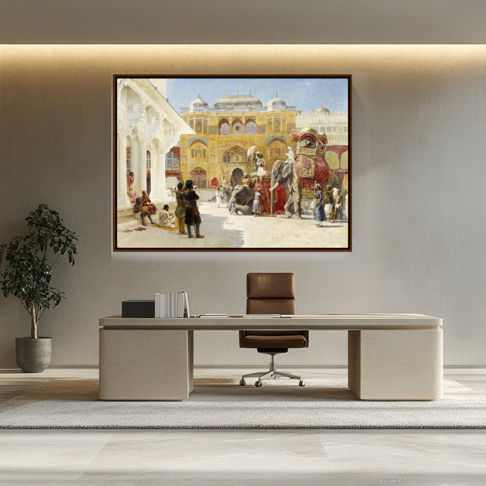 Arrival Of Prince Humbert - FLOATING FRAME
