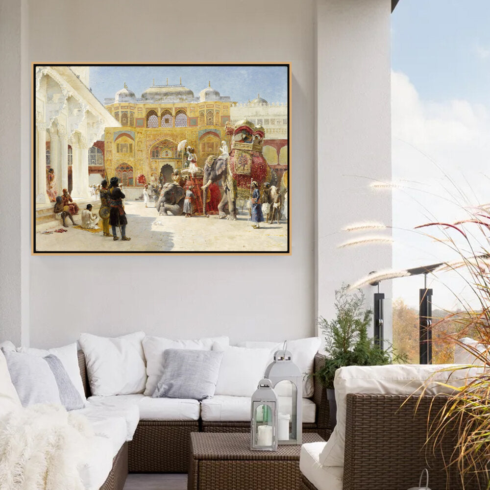 Arrival Of Prince Humbert - FLOATING FRAME