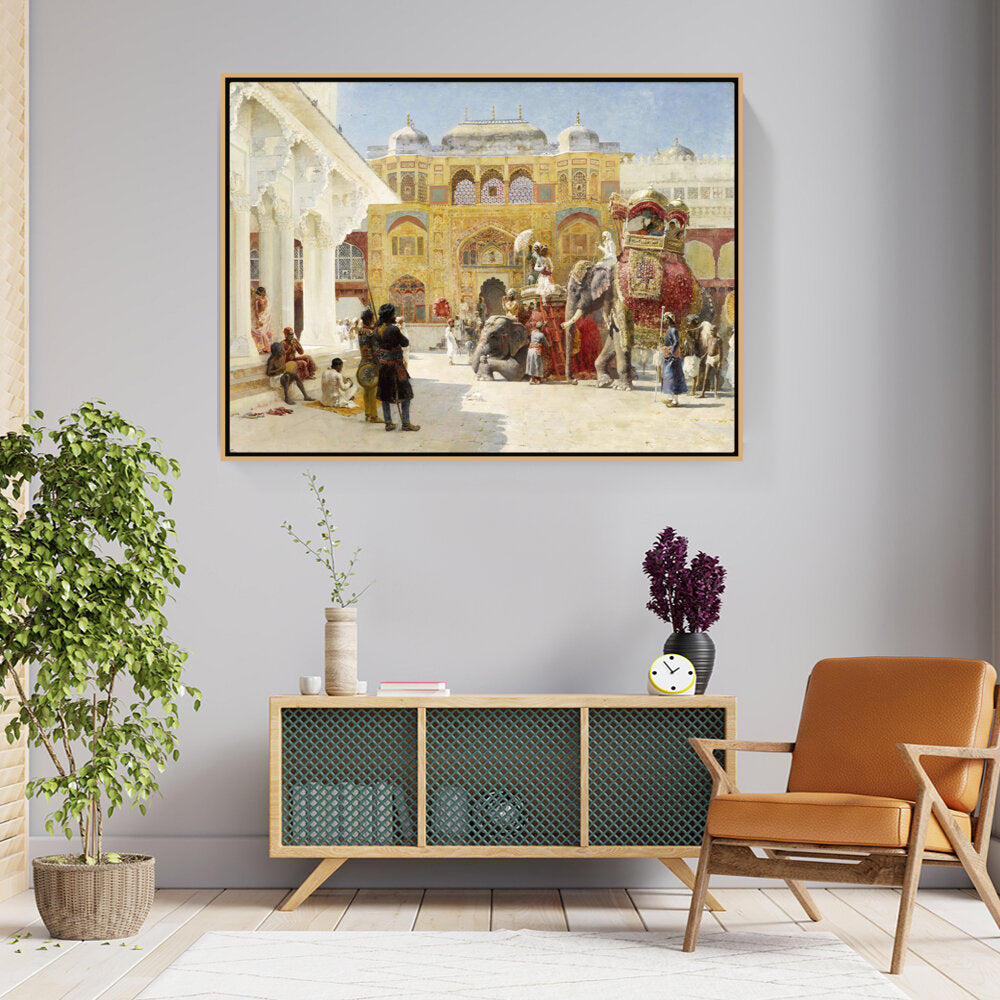 Arrival Of Prince Humbert - FLOATING FRAME