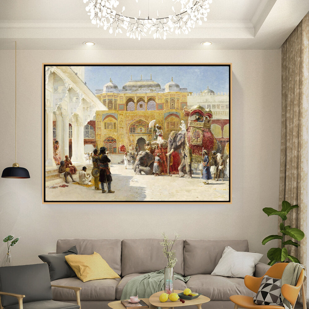 Arrival Of Prince Humbert - FLOATING FRAME