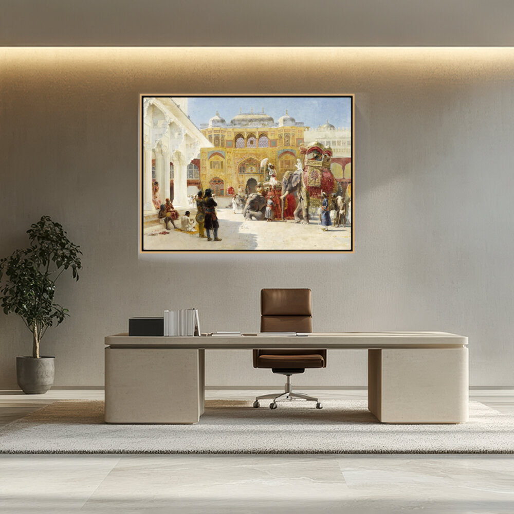 Arrival Of Prince Humbert - FLOATING FRAME