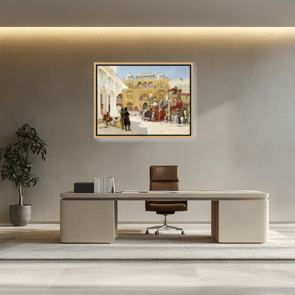 Arrival Of Prince Humbert - FLOATING FRAME