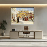 Picasoul - Artist - Arrival Of Prince Humbert - FLOATING FRAME