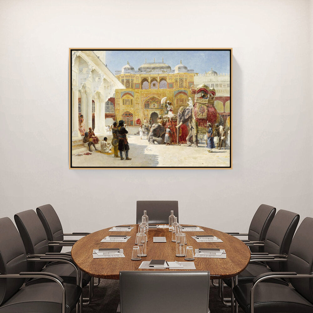 Arrival Of Prince Humbert - FLOATING FRAME
