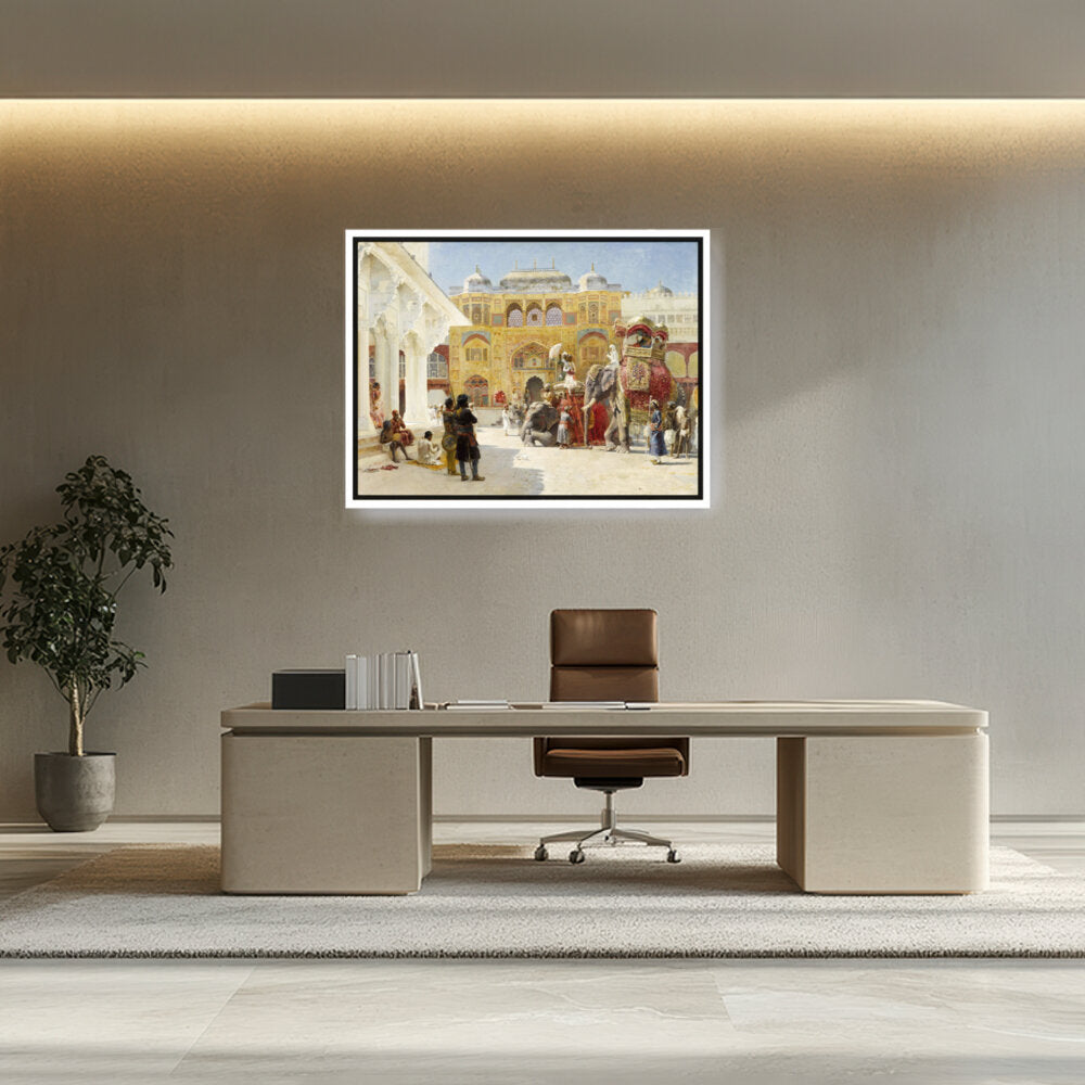 Arrival Of Prince Humbert - FLOATING FRAME