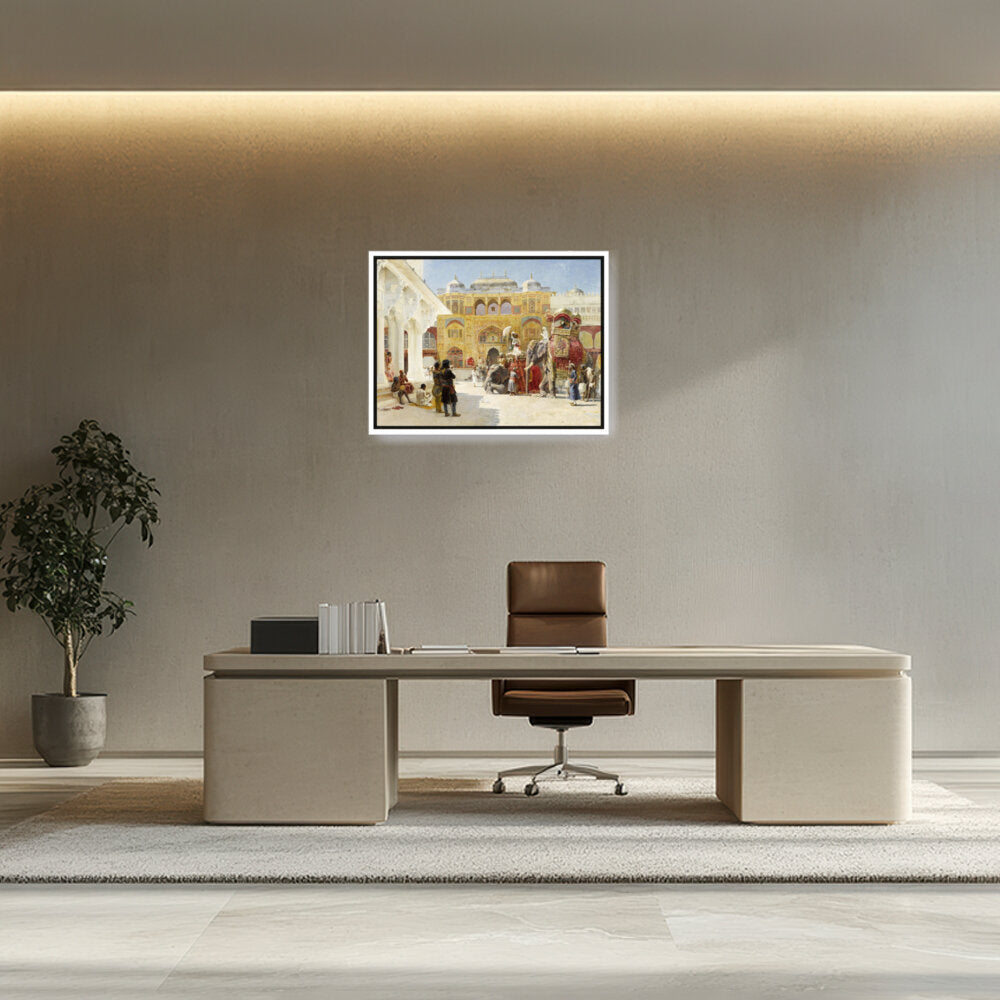 Arrival Of Prince Humbert - FLOATING FRAME