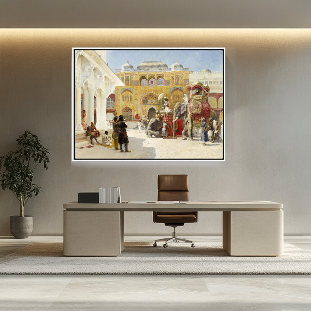 Arrival Of Prince Humbert - FLOATING FRAME