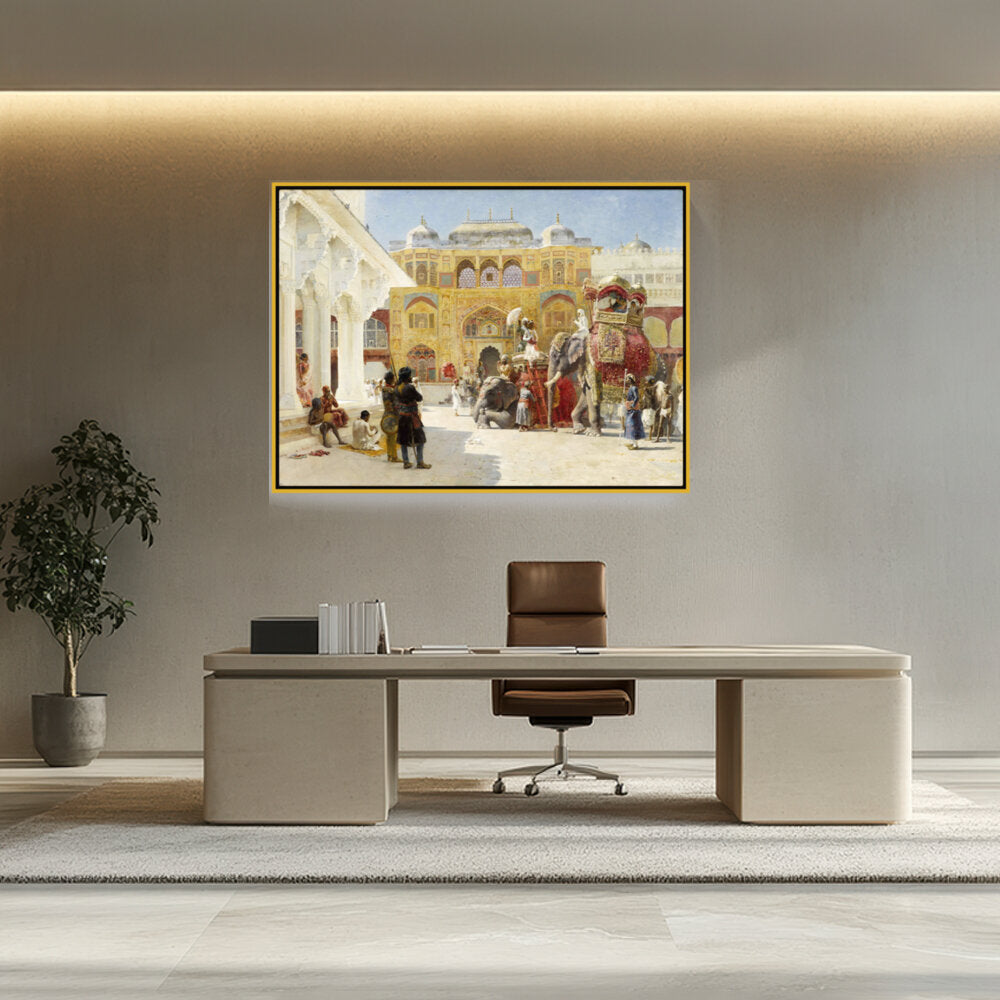 Arrival Of Prince Humbert - FLOATING FRAME