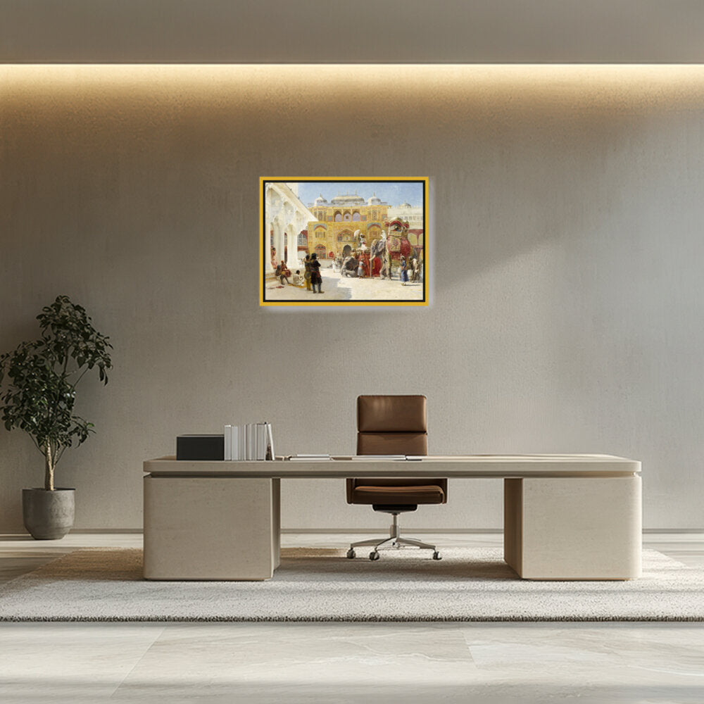 Arrival Of Prince Humbert - FLOATING FRAME