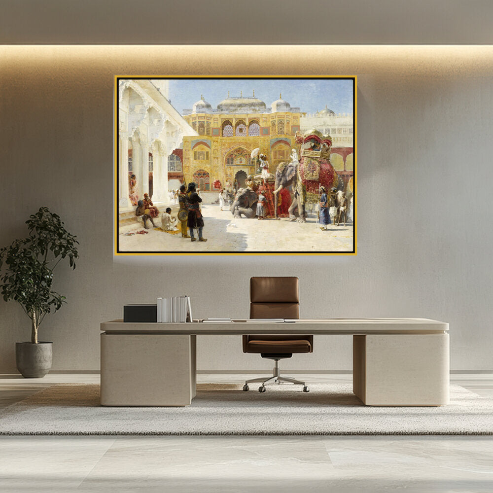 Arrival Of Prince Humbert - FLOATING FRAME