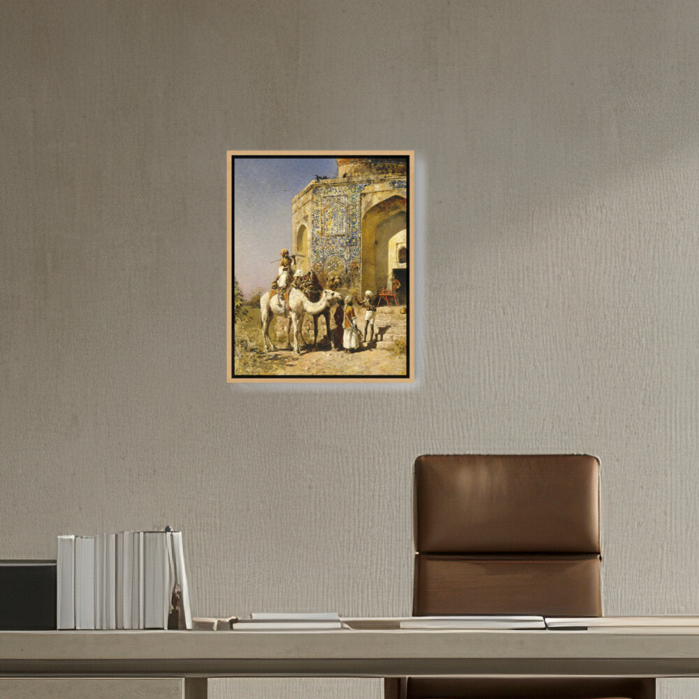 The Old Blue-Tiled Mosque - FLOATING FRAME