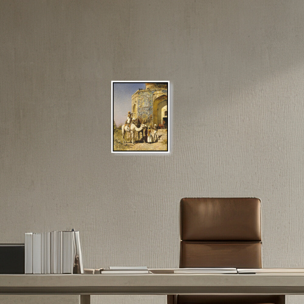 The Old Blue-Tiled Mosque - FLOATING FRAME