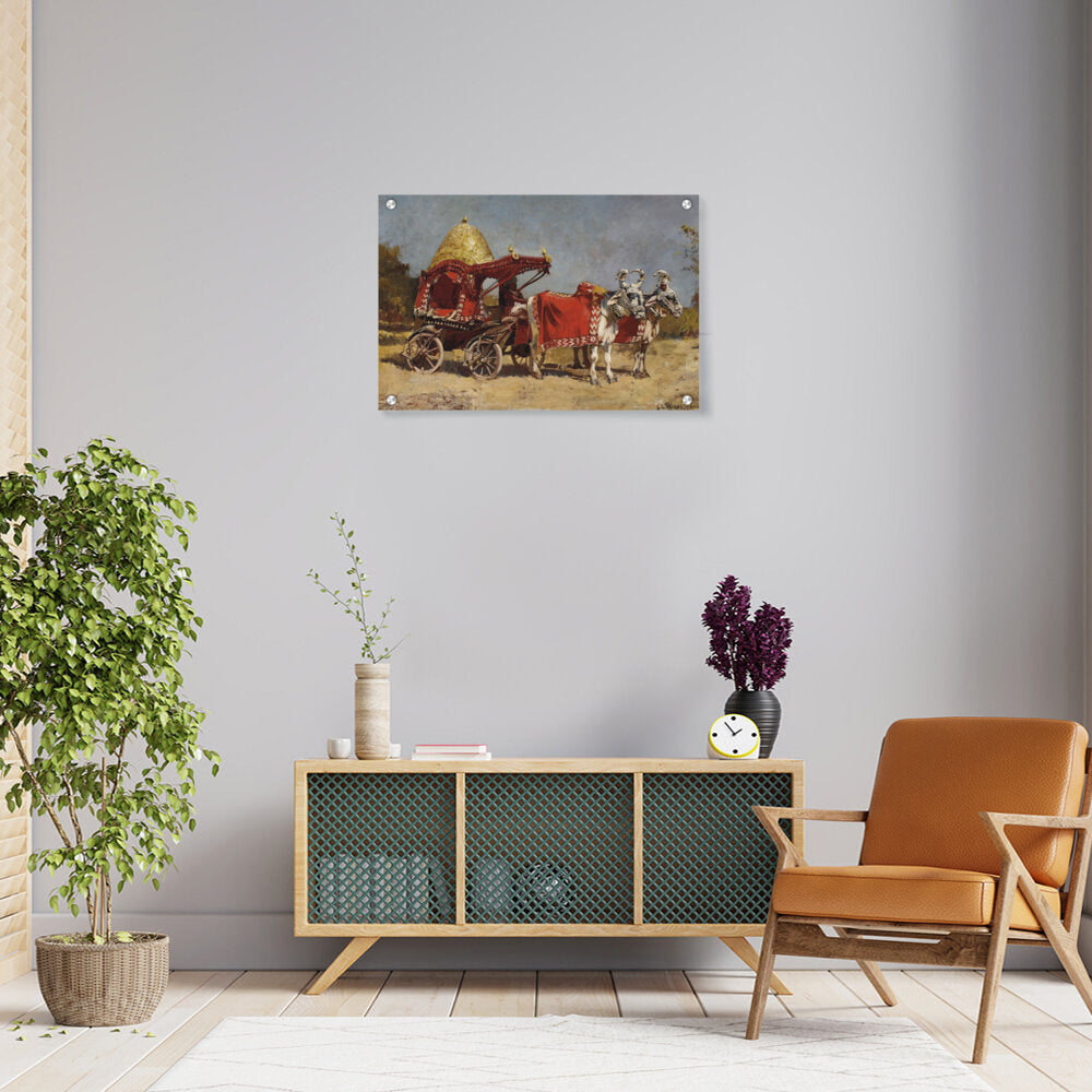 Native Gharry Bullock Cart - Acrylic Wall Photo