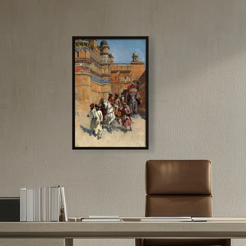 Lord Maharaj Gwalior - Framed Canvas