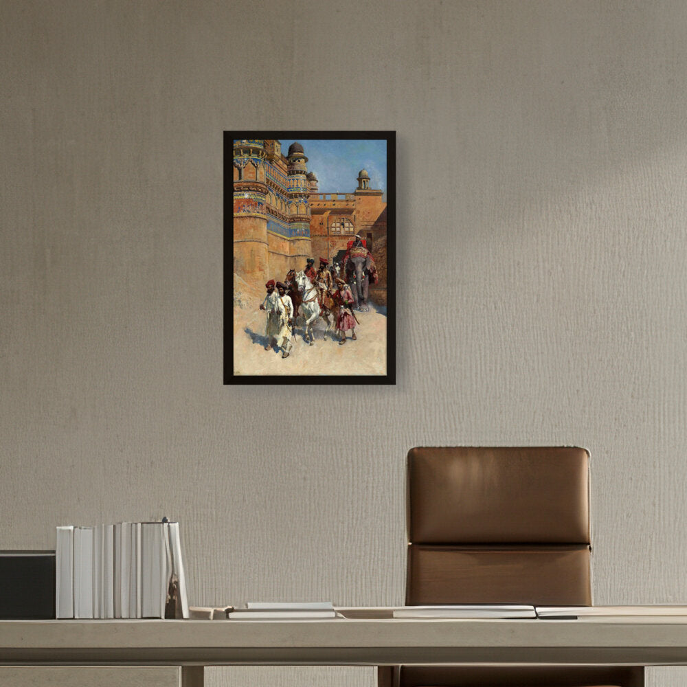 Lord Maharaj Gwalior - Framed Canvas