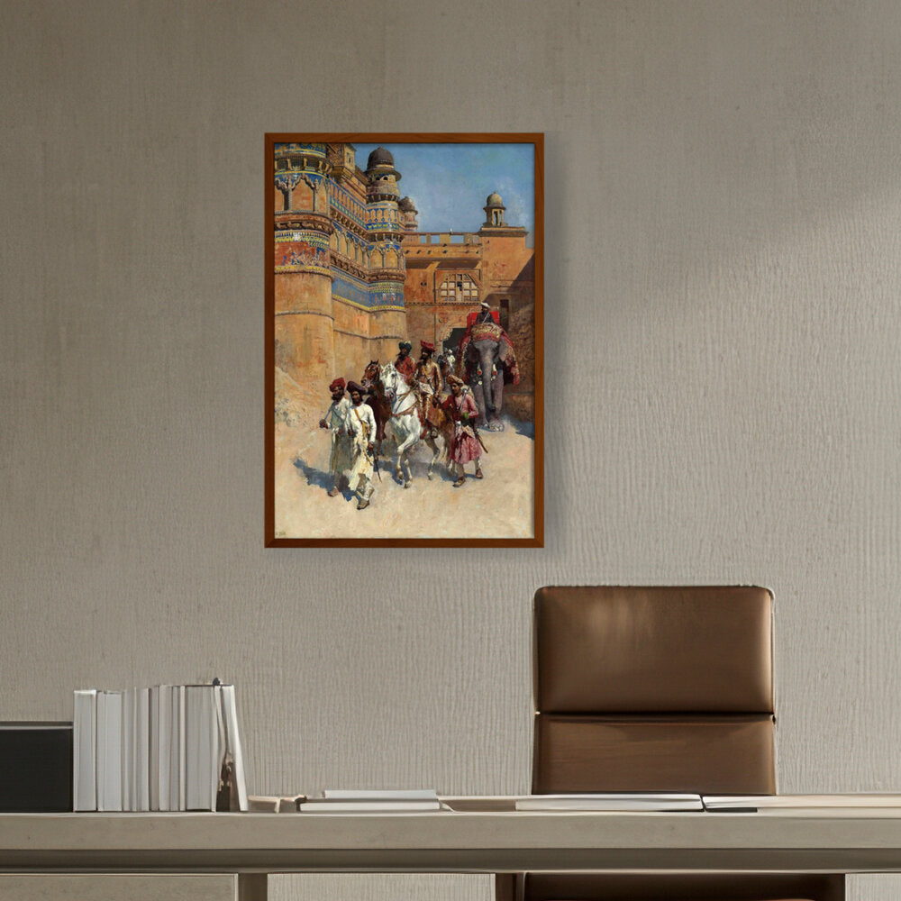 Lord Maharaj Gwalior - Framed Canvas