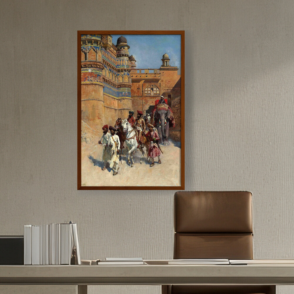 Lord Maharaj Gwalior - Framed Canvas