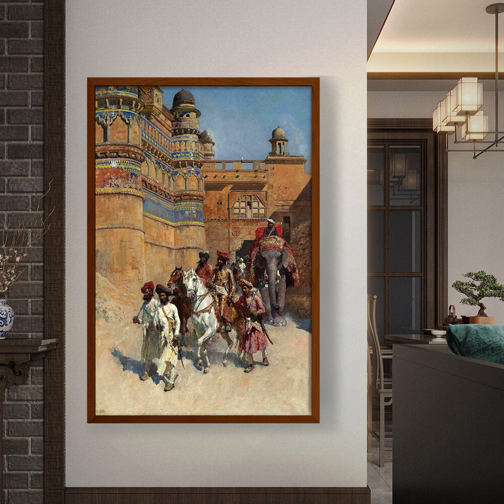 Lord Maharaj Gwalior - Framed Canvas