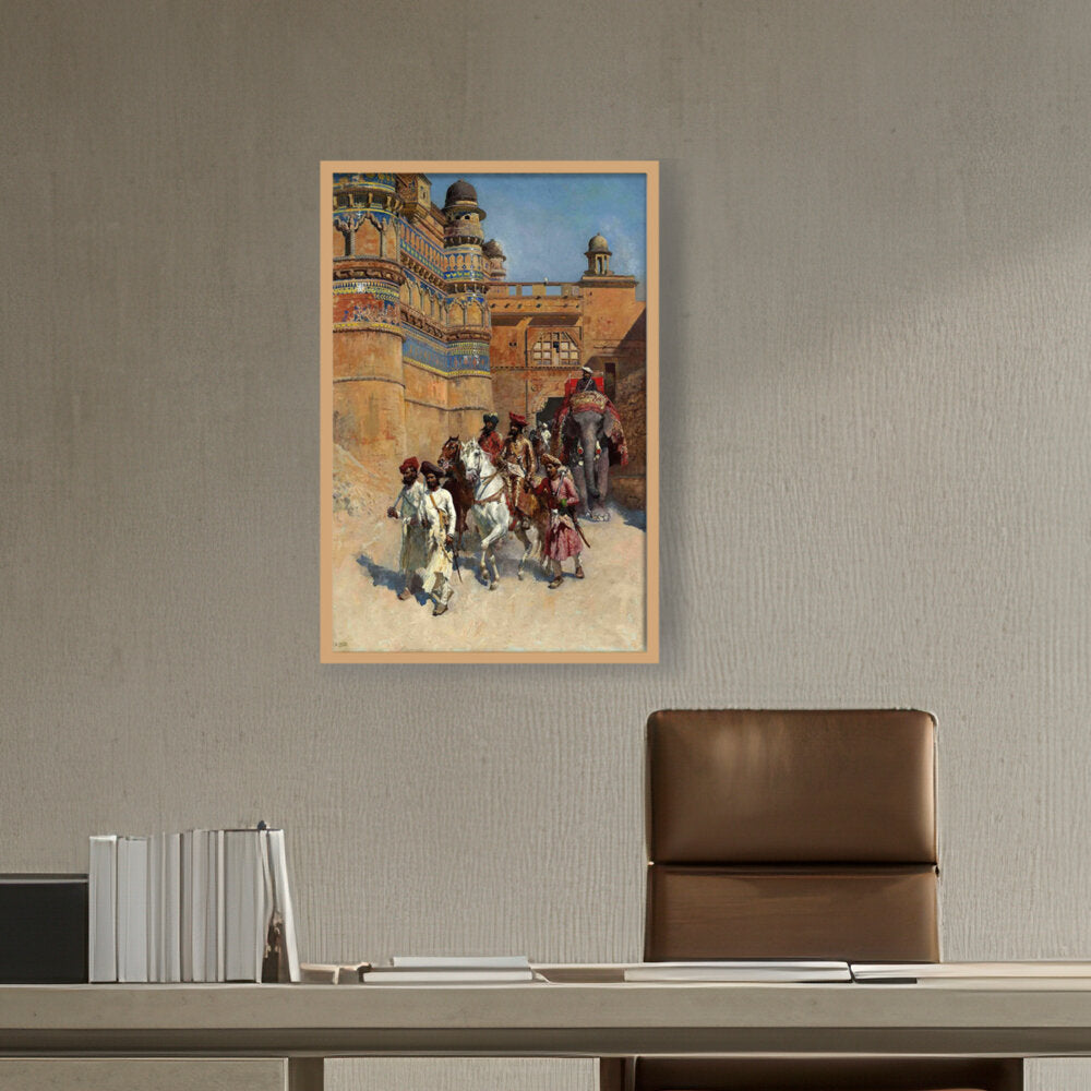 Lord Maharaj Gwalior - Framed Canvas