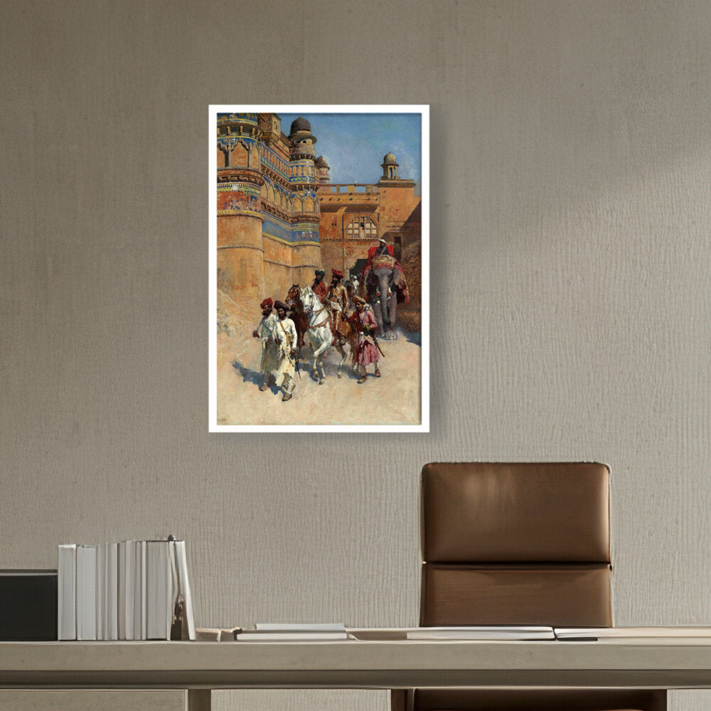 Lord Maharaj Gwalior - Framed Canvas