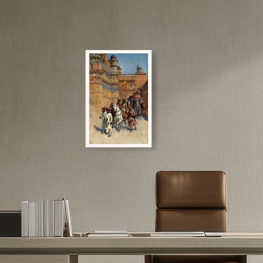 Lord Maharaj Gwalior - Framed Canvas