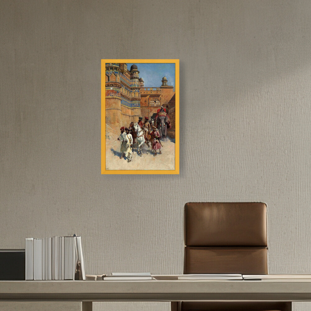 Lord Maharaj Gwalior - Framed Canvas