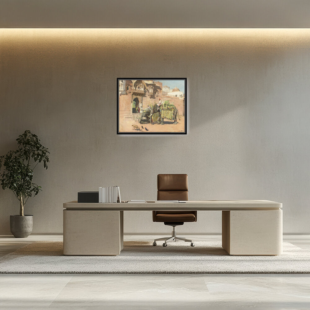 The Elephants Of The Rajah - FLOATING FRAME
