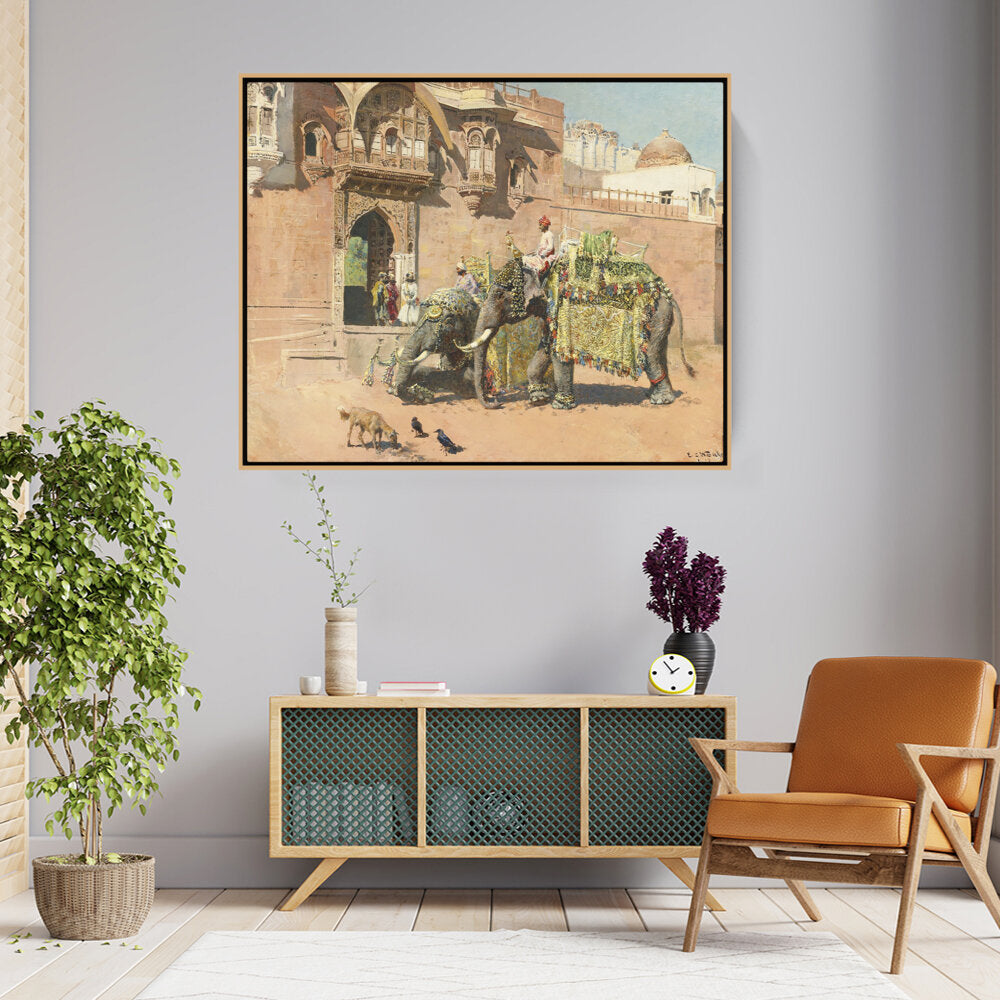 The Elephants Of The Rajah - FLOATING FRAME